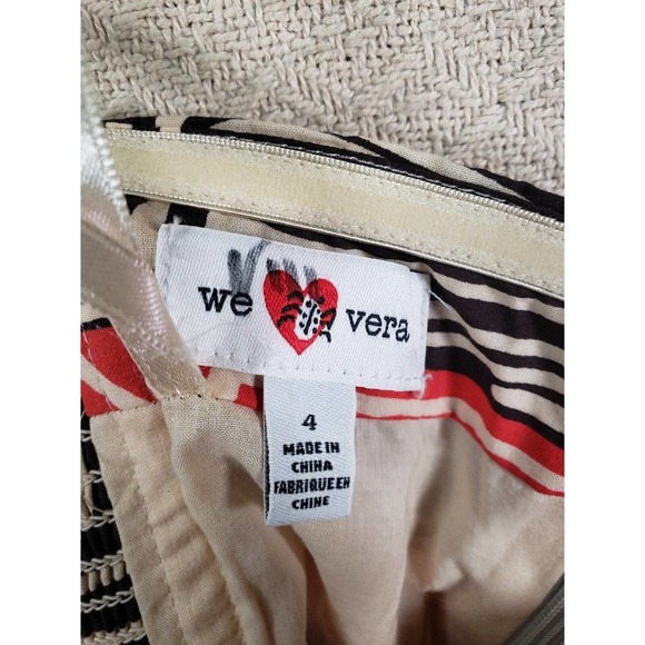 We Vera Dress Womens 4 Stretch Zipper Flowy Strapless Polyester Lined - Picture 12 of 13